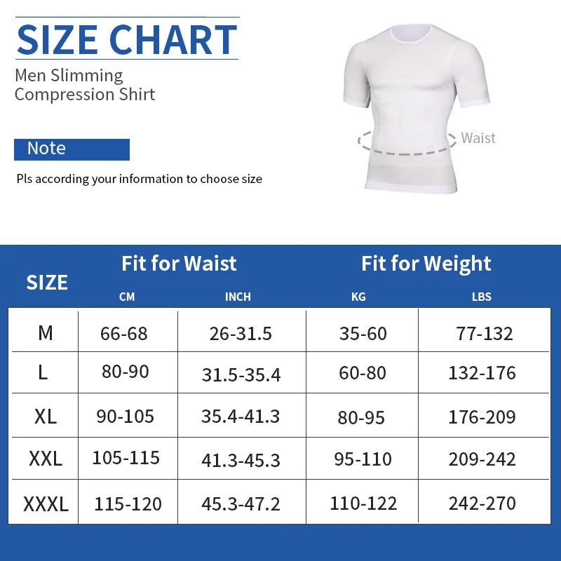 LALAMELON Mens Slimming Compression Shaper Tank Undershirt