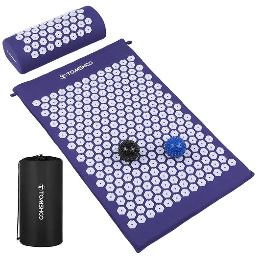 LIXADA Acupressure Mat And Pillow Set For Muscle Relaxation