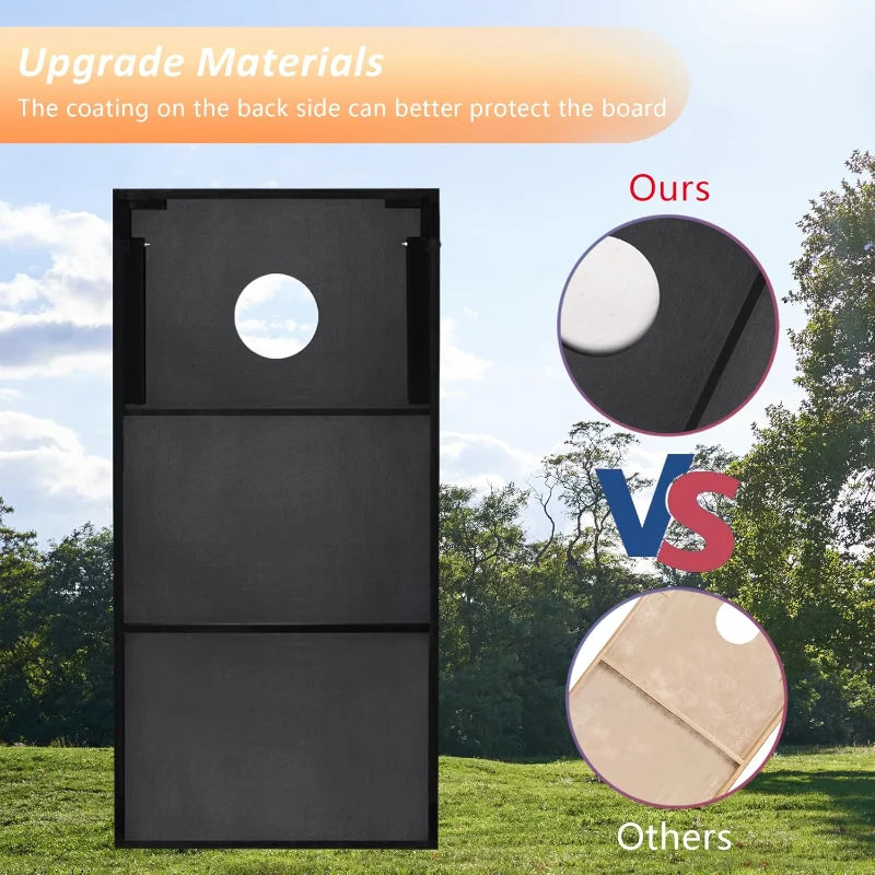 Cornhole Set with Bean Bags and Carrying Case for Fun