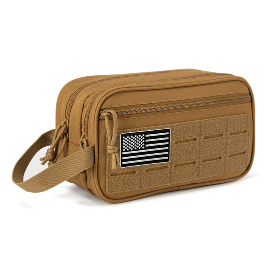 Men's Tactical Toiletry Bag, Hygiene Bag, EDC Tool, Soft Pouches, Small Toiletry Bag, Men's Shaving Kit, Travel Shower Bag