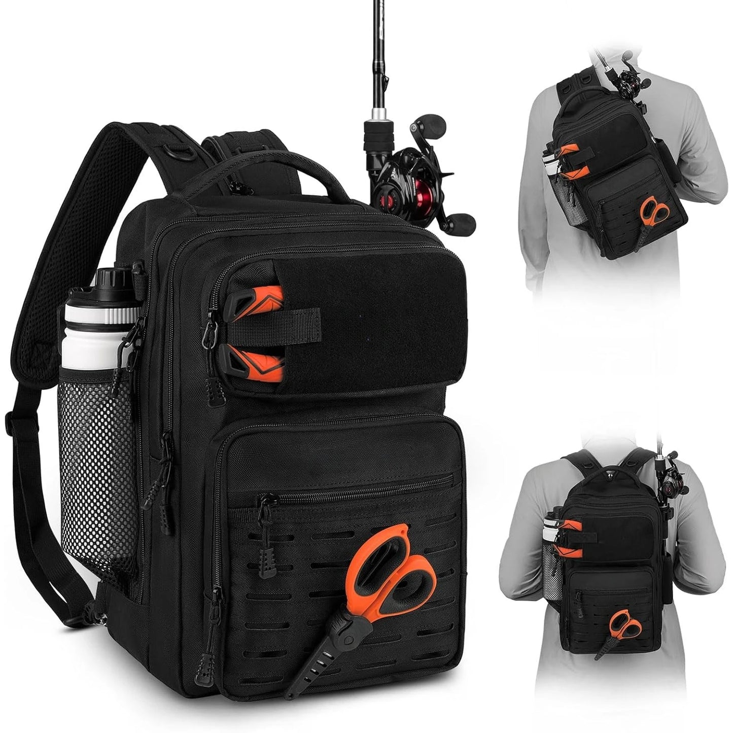 Tactical Fishing Sling Bag for Adventurous Anglers and Outdoorsmen