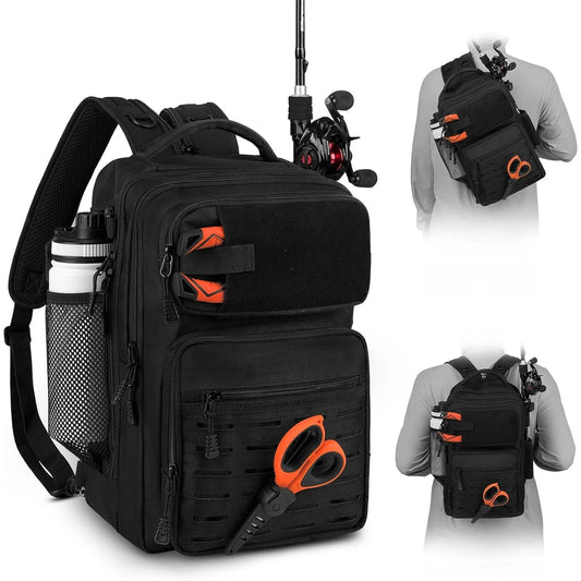 Tactical Fishing Sling Bag for Adventurous Anglers and Outdoorsmen