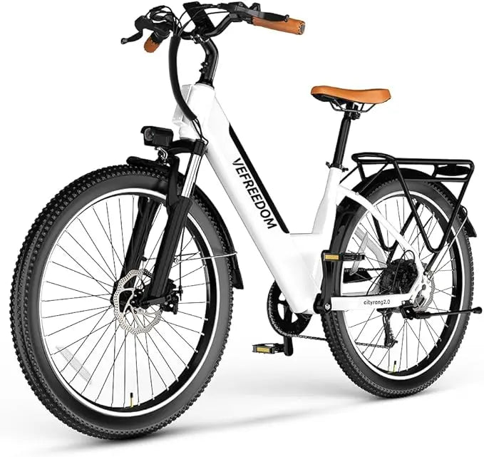 Peak Electric Bike for Adults,up  Miles Removable Battery Ebike, 26" UL Certified Electric Mountain E Bike with 7-Speed