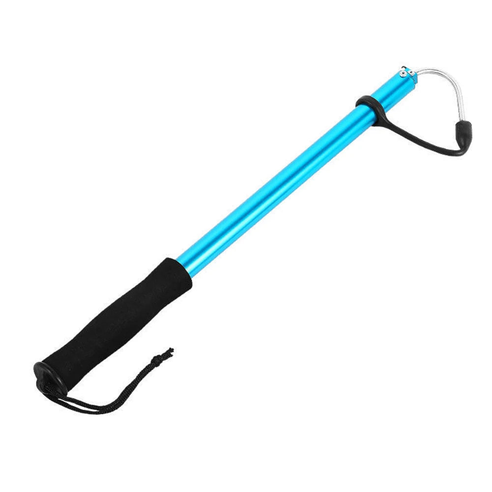 Telescopic Fish Gaff Retractable Fishing Gaff Hook with Soft EVA Nonslip Handle Fish Grippers for Saltwater Offshore Ice Tool