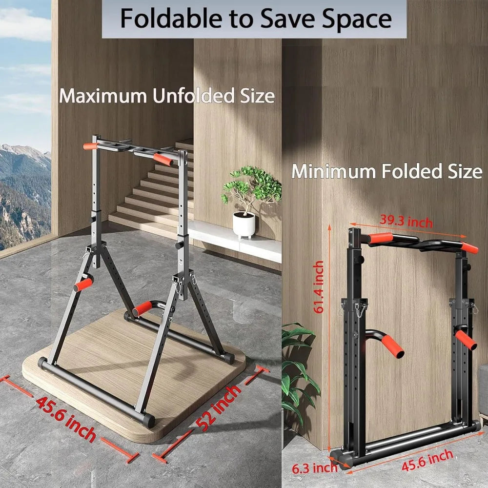 Hign-Concerned Foldable Power Tower Pull Up Bar Station