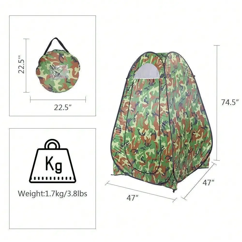 Pop Up Shower Tent For Camping And Outdoor Privacy
