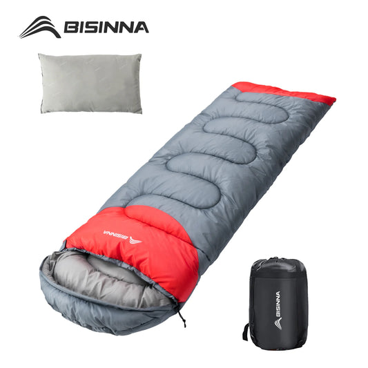 Bisinna 4 Season Camping Sleeping Bag Pillow Waterproof