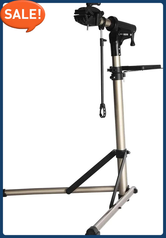 XMSJH Bike Repair Stand Adjustable Aluminum Workshop Rack