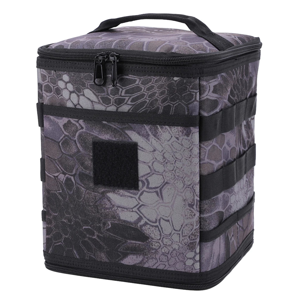 Camping Stove Storage Case Multipurpose Grill Storage Organizer Wear Resistant Large Capacity Outdoor Utensils Storage