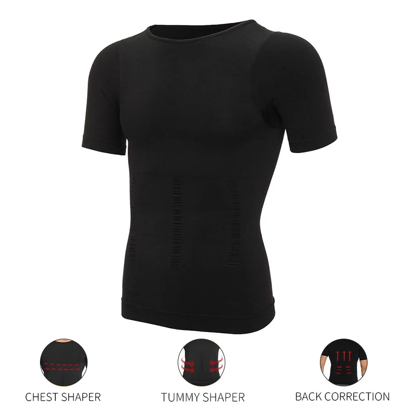 LALAMELON Mens Slimming Compression Shaper Tank Undershirt