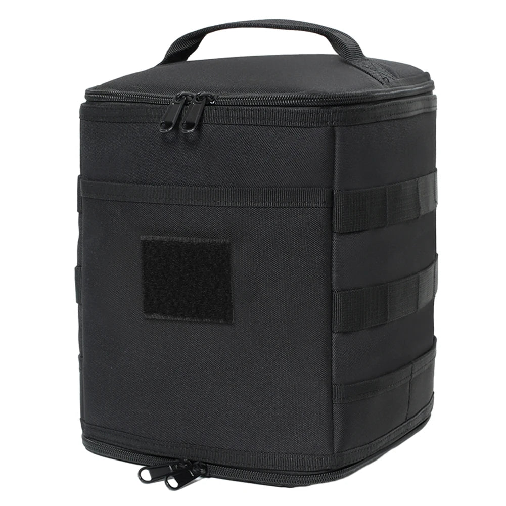 Camping Stove Storage Case Multipurpose Grill Storage Organizer Wear Resistant Large Capacity Outdoor Utensils Storage