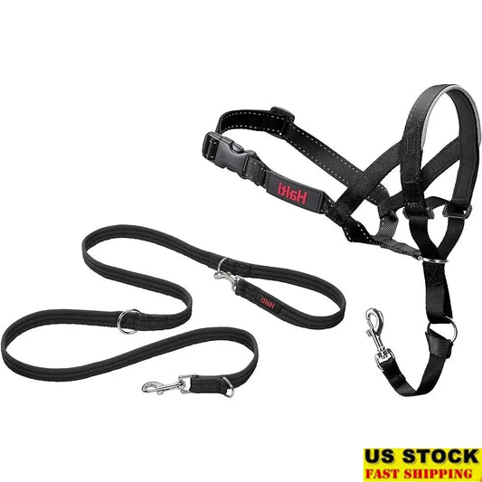 Halti Headcollar Dog Training Lead Stop Pull Reflective