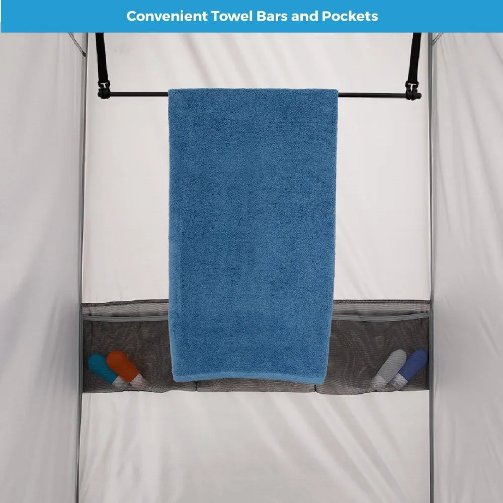 Instant Camping Shower Tent with Changing Privacy Room