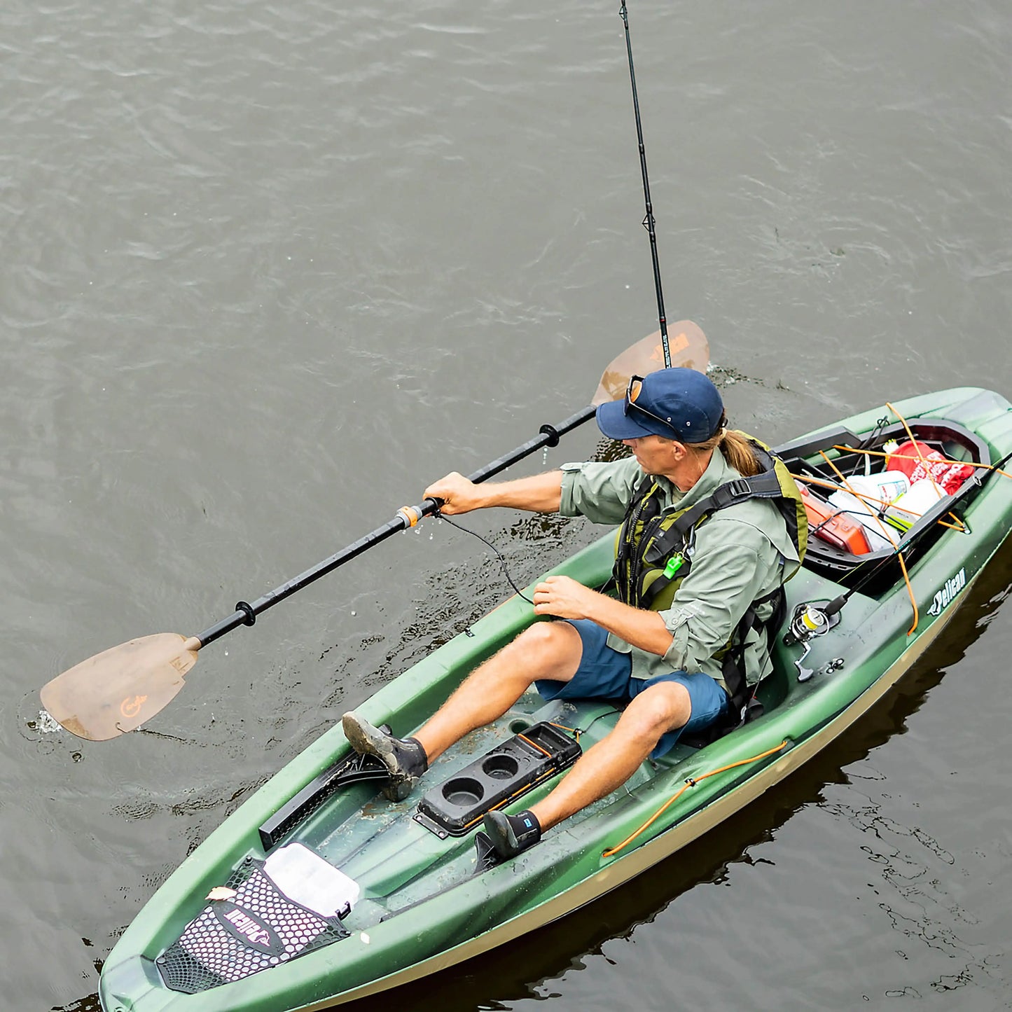 Pelican - Kayak Paddle Leash - Black