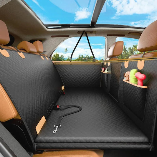 Durable Dog Car Seat Cover with Back Seat Extender