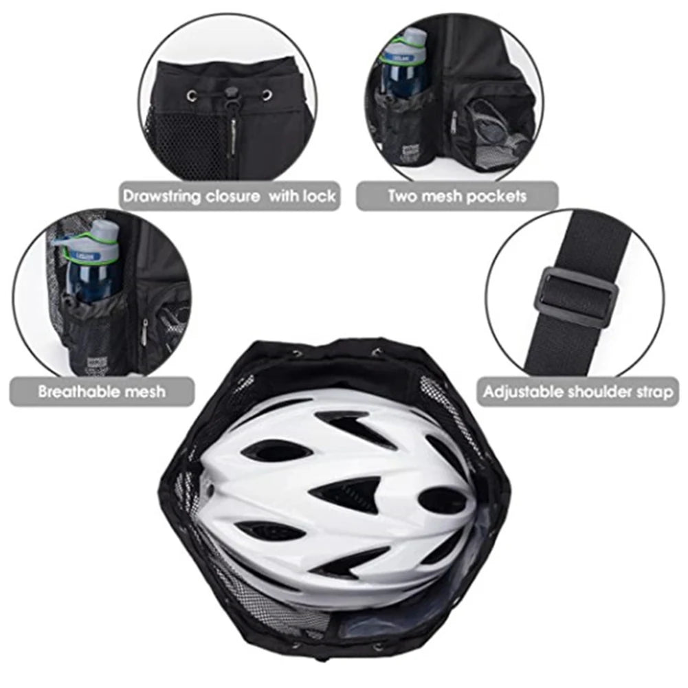 Mesh Drawstring Backpack Swimming Sports Bag Waterproof Drawstring Gym Bag Adjustable Strap for School Beach Holidays