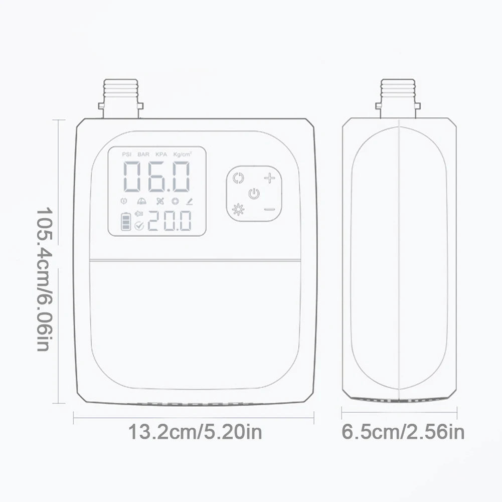 Boat Kayak Accessories 25PSI High Pressure Portable Air Compressor Inflation Paddle Board Pump for Paddleboard Tent Mattress